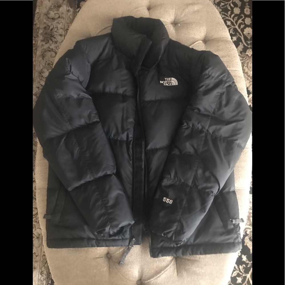 North face men’s black puffer jacket 550